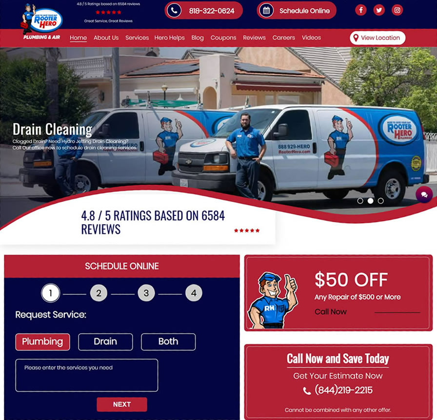 Plumber Website Design